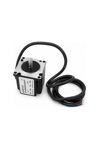 Nema23 Step Motor 57hs56 3.0nm 3a 1.8 Bipolar 4 Kablolu Cnc Router Lazer Kesim 3d Yazıcı Robotik Ot