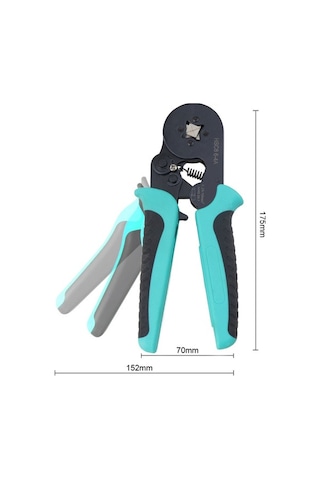 Dancemonkey Hsc8 6-4a Tüp Terminalleri Klemplama Pense, Soğuk Terminal Klemplama Aleti