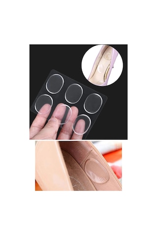 6 Adet Silikon Jel Ayakkabı Vurma Önleyici Topuk Vurma Önleyici P