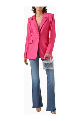 Good American Sculpted Blazer, Şık, Figür Düzeltici - Üks Kadın Ceket Pembe