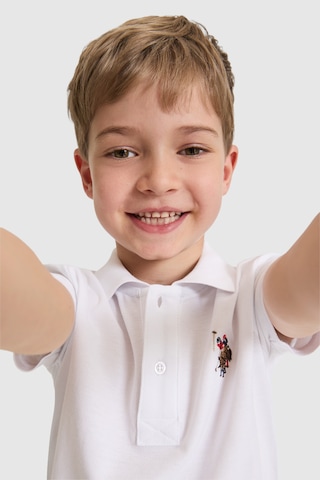 U.s. Polo Assn. Erkek Çocuk Beyaz Tişört Basic 50325608-vr013