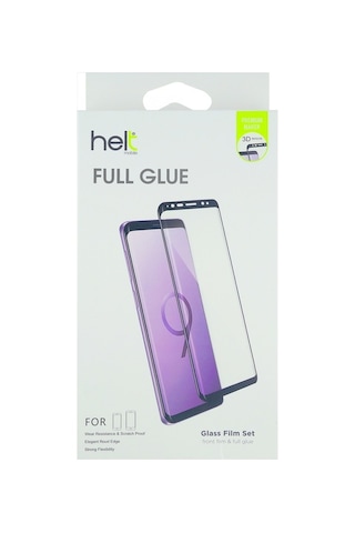 Samsung Galaxy S9 Plus Için Helt 0.3 Mm Cam Koruyucu Siyah