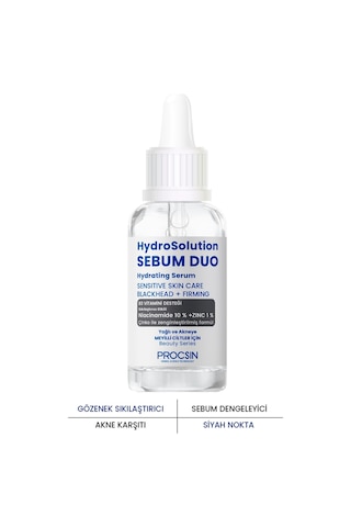 Procsin Hydrosolution Yağlı ve Akneye Meyilli Ciltler İçin Bakım Serumu 20 ML