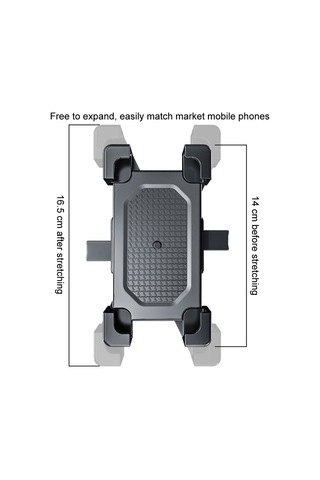 Darbeye Dayanıklı Motosiklet Cep Telefonu Tutucu Dış Mekan Bisiklet Navigasyon Tutucu Gidon 001