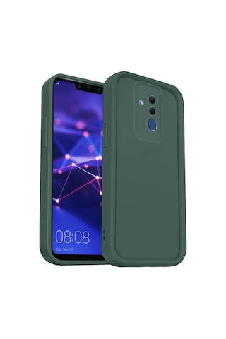 Muratech Newface Huawei Mate 20 Lite Kılıf Viera Silikon - Koyu Yeşil Muratech Newface Huawei Mate 20 Lite Kılıf Viera Silikon - Koyu Yeşil