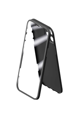 Apple Uyumlu iPhone 12 Kılıf 360 Derece Full Koruma Kılıf Siyah