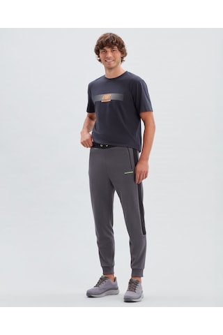 Skechers Mid Weight Fleece M Jogger Sweatpant Erkek Gri Eşofman Altı S222152-003 Gri