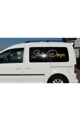 Kişiye Özel Yazı Sticker, Ad Soyad Sticker, İsim Soyisim Sticker, Araba Oto Motosiklet Sticker 02513 30 Cm