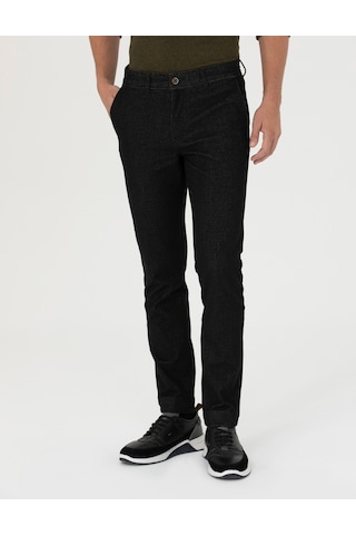 Pierre Cardin Erkek Siyah Kanvas / Chino Pantolon 50278130-vr046 Siyah