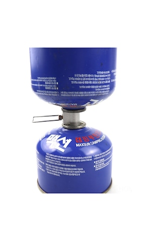 Suofeng Kamp Ve Yürüyüş İçin Alüminyum-krom Kapaklı, Isı Ve Korozyon Direncili Tekrarlı Kullanımlı Gaz Dolum Adaptörü Mavi