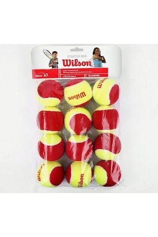 Wilson Starter Red Çocuk Tenis Topu 12 Adet Wrt137100