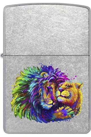 Zippo Lion Design Windproof Çakmak - 49007-00071-model17