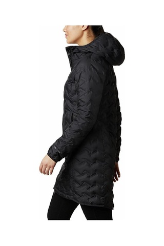 Columbia Delta Ridge Long Down Jacket Kadın Mont Wk0294-010 Siyah