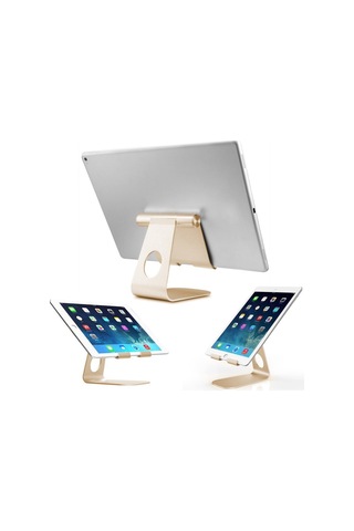 Cbtx Tp-1 Gen2 Kaymaz Masaüstü Tablet Standı Açısı Ayarlanabilir Telefon Desteği Tembel Braket - Altın