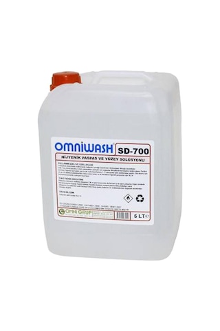 Omniwash Sd-700 Hijyenik Paspas Ve Yüzey Solüsyonu 5000 Ml 4 Adet 4'lü Set
