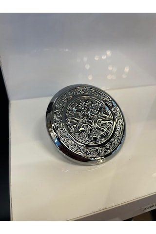 Poli Metal Kulp 32mm Krom Dolap Kapak Modern Çekmece Tv Ünite Mobilya Kulbu Komidin Şifonyer Gümüş Krom