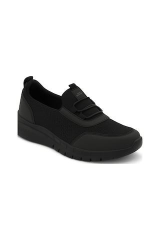 Slazenger Avenge Siyah Kadın Günlük Yürüyüş & Koşu Ayakkabısı Rahat Slip-on