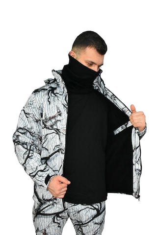 Mysia Outdoor Kamuflaj Desenli Çift Kat Polar Softshell Mont Su & Rüzgar Geçirmez Outdoor Avcı Montu Çok Renkli