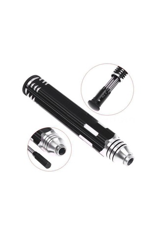 Leasetake 4'ü 1 Arada Altıgen Başlı Altıgen Tornavida Takım Seti 1,5-3 Mm Fr Rc Helikopter Arabası