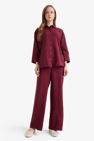 Defacto Bordo Kadın Gömlek F7187ax/br237 Bordo