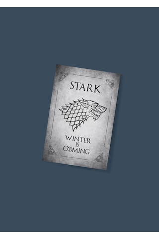 Game Of Thrones 3 Lü Yeni Yıl Kartı Yılbaşı Kartı Tabrik Kartı Stark Hause Kart