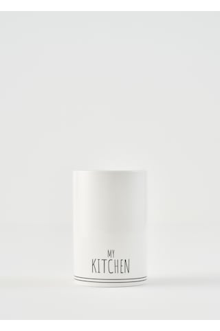 Bella Maison My Kitchen Porselen Dik Kaşıklık Beyaz 9,6x14,3 Cm