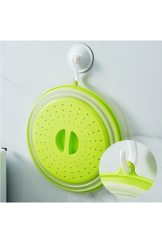 Aubyhe Sıcaklığa Dayanıklı Silikon Mikrodalga Kapağı: Yağ Ve Spreyi Engeller, Muhafaza Ve Çekmeceli Tasarım Siyah Diğer