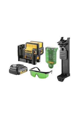 Dewalt Dce085d1g 10,8volt/2,0 Ah Li-ıon 5 Işınlı Otomatik Hizalamalı Nokta Yeşil Lazer Distomat