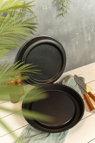 Diamond Yanmaz Yapışmaz Siyah Tart Kalıbı Siyah