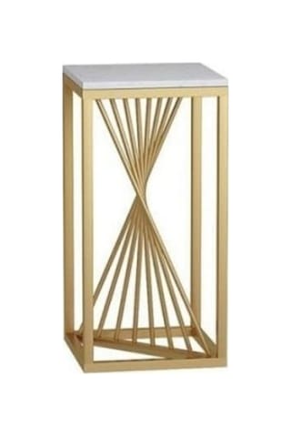 Beli Metal Gold Üçlü Set Çiçeklik Ve Saksılık