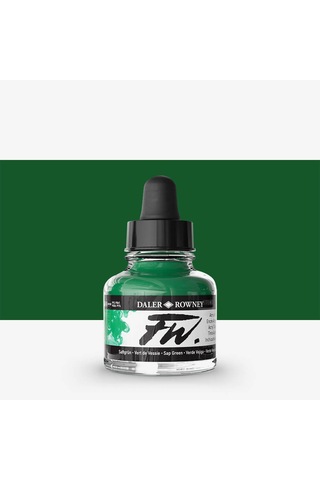 Daler Rowney Fw Ink Akrilik Mürekkep 29.5 Ml Sap Green 375 Diğer