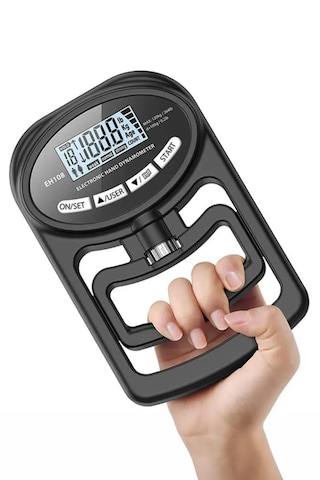 Dijital El Dinamometresi Kavrama Gücü Ölçüm Cihazı Lcd Ekranlı,