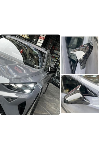 Cupra Uyumlu Formentor 2020+ Yarasa Ayna Kapağı Piano Black Cupra Uyumlu Formentor 2020+ Yarasa Ayna Kapağı Piano Black