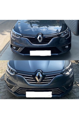 Renault Megane 4 Ön Panjur + Ön Tampon Çıtası Set 2016-2020