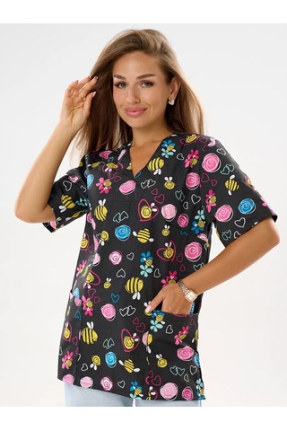 Nairimed Kadın Tıbbi Gömlek 376391679 Siyah