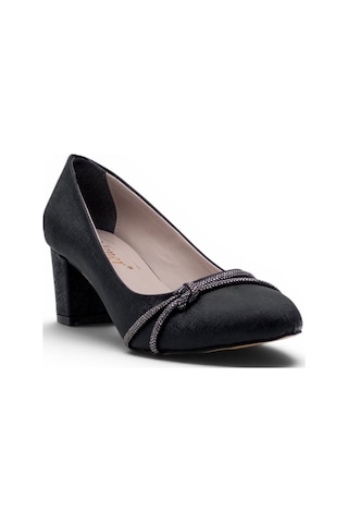 Bilener 0151 Taşlı Kadın Stiletto siyah