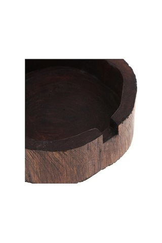 Ulzyvf Yuvarlak Tablası Suntek Retro Ahşap Ct, Neredeyse Küllük Kül Ahşap Kullanımı