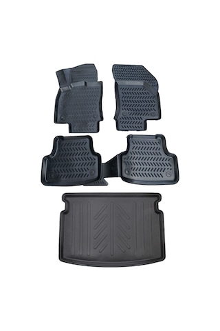 Volkswagen Golf 7 2013-2020 Arası 3D Paspas Ve Bagaj Havuzu Seti