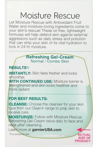 Garnier Skin Active Moisture Rescue Nemlendirici Yüz Kremi Normal/karma Ciltler 50gr