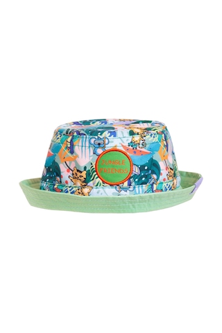 Milk & Moo Jungle Friends Ayarlanabilir Yazlık Bebek Şapkası 0-18 Ay