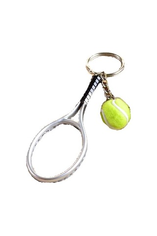 Schulzz Keysport Ultra Realistik Tenis Metal Anahtarlık