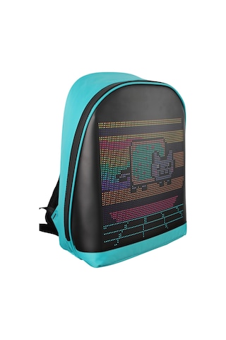 Funky Bag Led Ekranlı Akıllı Motorcu Sırt Çantası Mavi Diğer