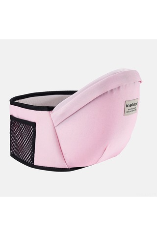 Geeroyoo Bebek Bel Tahtası Çift Fonksiyonlu Önden Tutuşlu Kucağıcı 0-20 Ay Bebek Taşıyıcı Kumaş Bel Bantı Pembe Anne-bebek Ürünü