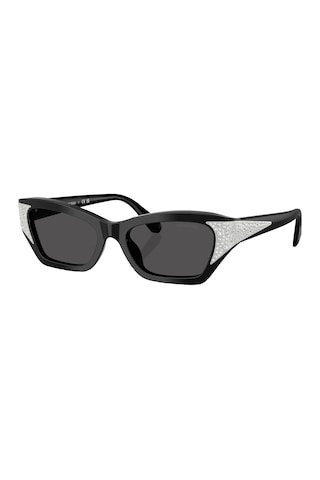 Swarovski Sk6029 100187 50 Kadın Güneş Gözlüğü Siyah