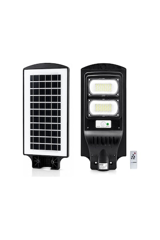 200w - 6500k Solar - Güneş Enerjili Sokak Lambası - Armatür Sensörlü Bahçe-balkon-sokak Ars-348965 Bx40