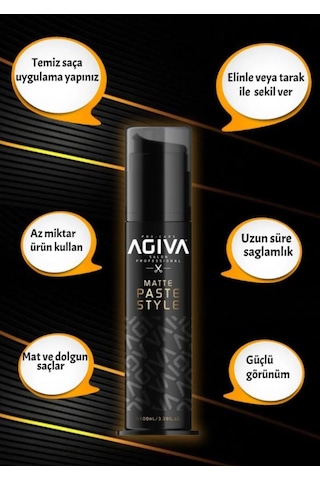 Agıva Saç Şekillendirici Matte Paste Wax 100 Ml