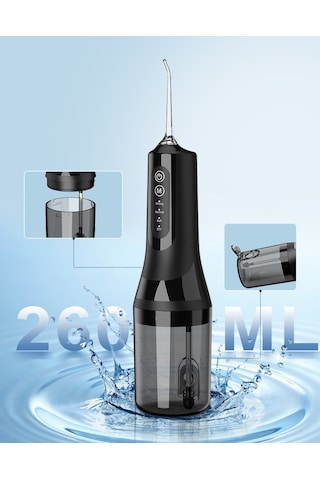 Lichen Taşınabilir Elektrikli Su Diş İpi, Ev Tipi Beyazlatma Su