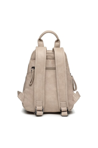 Mini Boy Yıkama Deri Kadın Sırt Çantası 21-k Barcelona 1929 Koyu Bej