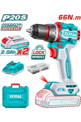 Total TDLI20668E LI-Ion Akülü Darbesiz Matkap