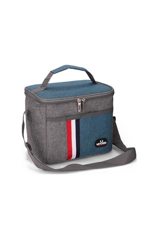 Tongxida Pratik Yemek Çantası - Su Geçirmez, Geniş Kapasiteli, Mavi Mavi